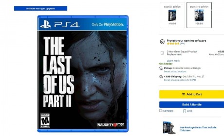 顽皮狗或将为《THE LAST OF US PART 2》推出PS5版