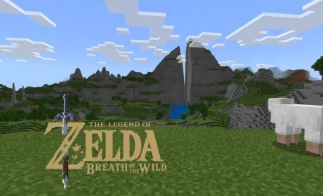 玩家利用《我的世界》重现《萨尔达传说旷野之息》地图
