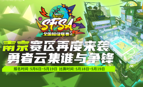 相约人气赛区  《街头篮球》SFSA南京站报名开启